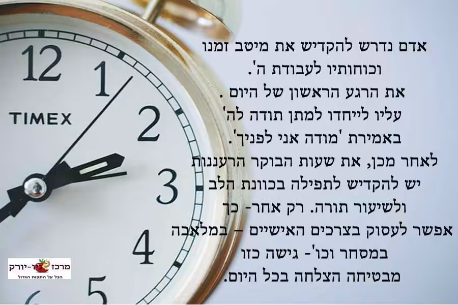 ניצול של מיטב הזמן