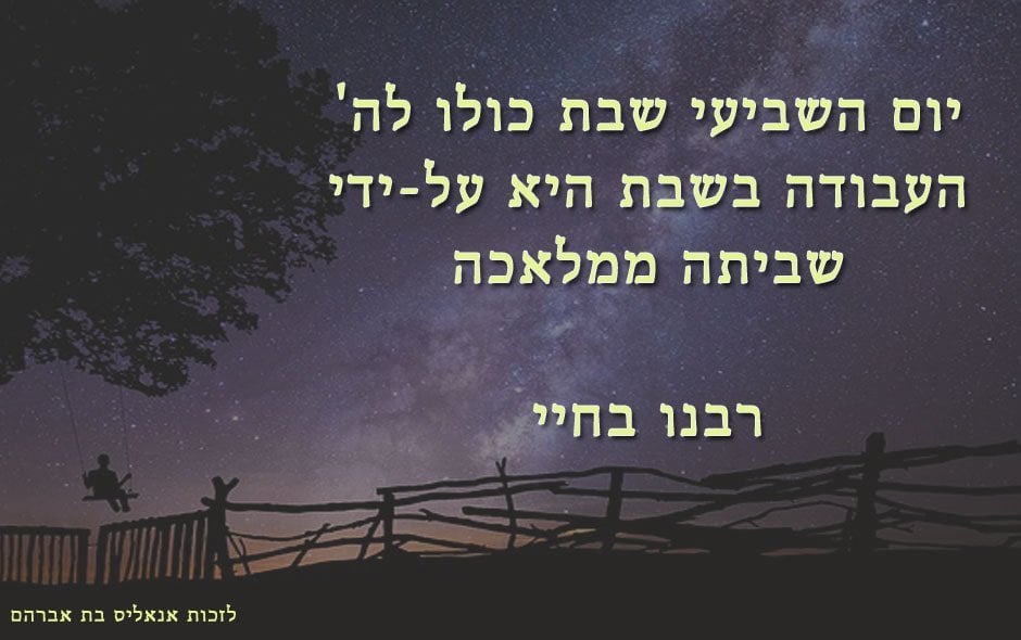 שביתה ממלאכה בשבת