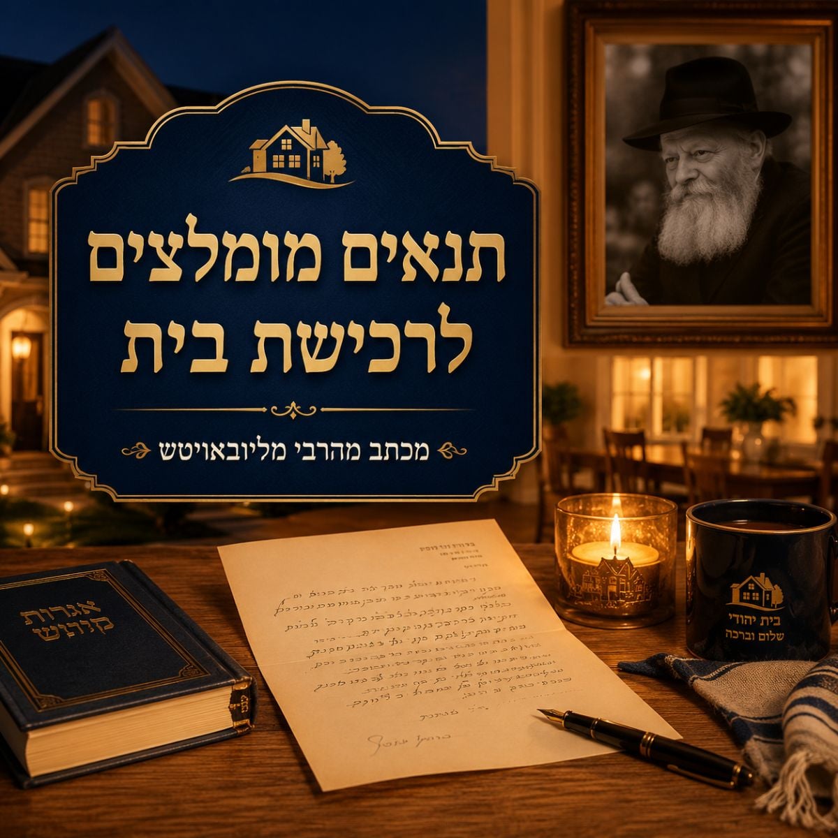 תנאים מומלצים לרכישת בית מכתב מהרבי מליובאוויטש