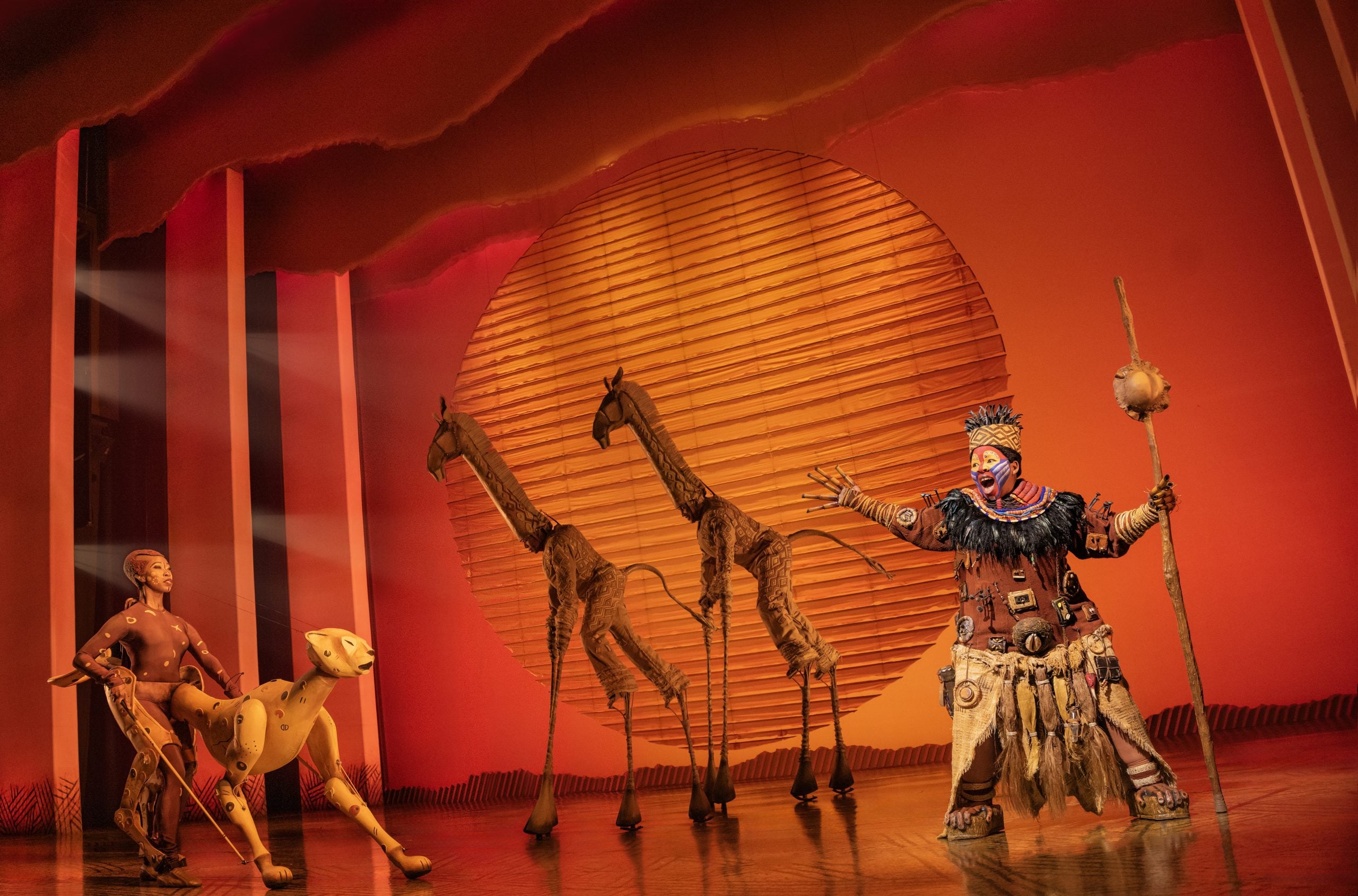 (Circle of Life) Ntsepa Pitjeng-Molebatsi as Rafiki and company
